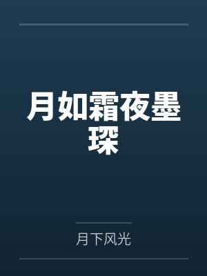 月如霜夜墨琛