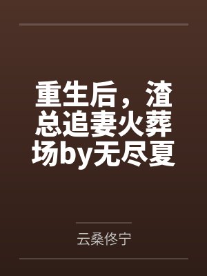 重生后，渣总追妻火葬场by无尽夏佟宁