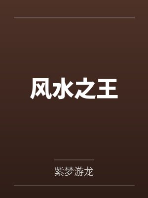 风水之王 风水之王