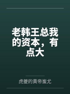 老韩王总我的资本，有点大