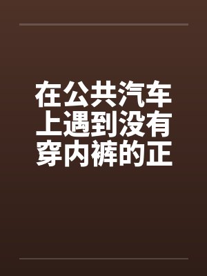在公共汽车上遇到没有穿内裤的正妹 在公共汽车上遇到没有穿内裤的正妹