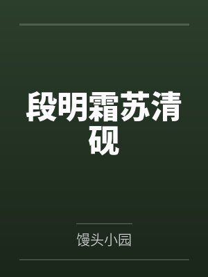 段明霜苏清砚