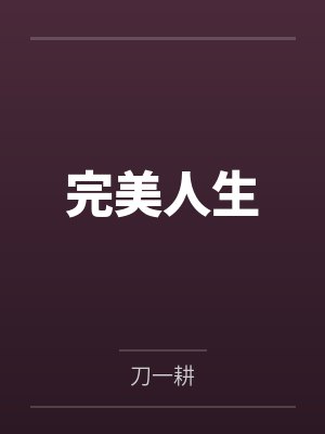 完美人生 完美人生